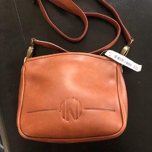 Anne Klein leather cross over bag. Vintage!